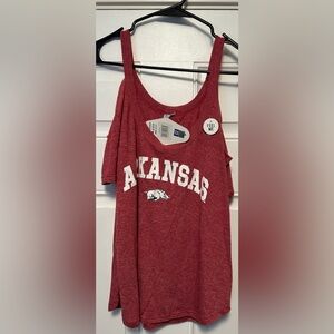 Arkansas Razorbacks Women’s medium tank- NWT